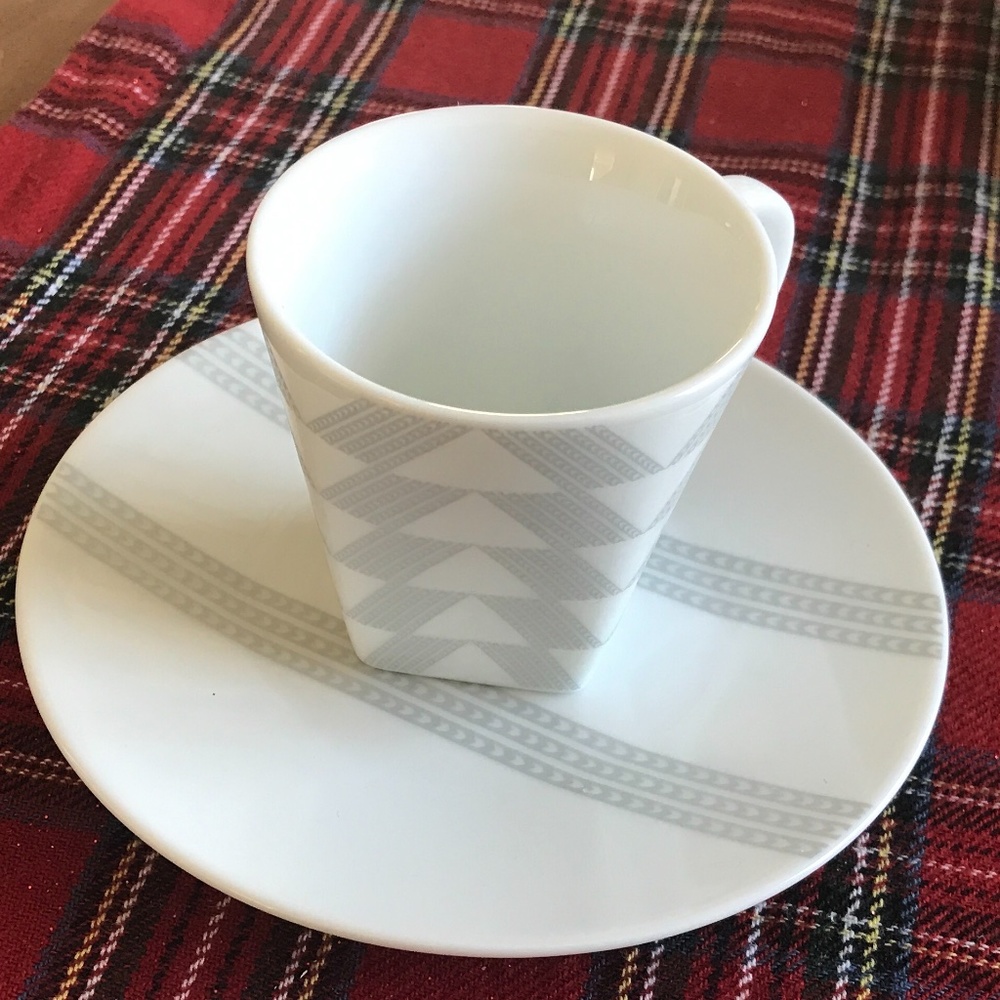Nespresso mugs and saucers